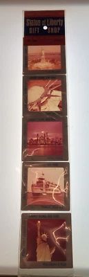 Vintage Pana-vue Slides Statue Of Liberty - 2 x 2 projector slides - never open - Image 1 of 4