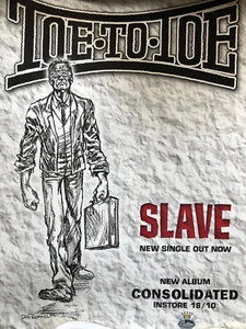 TOE TO TOE "Slave" Promo Poster, Punk, Hardcore, Sick Of It All, Terror, RARE - Picture 1 of 4