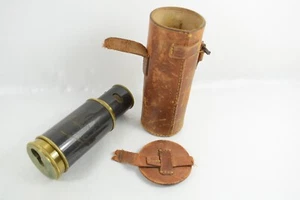 ANCIEN NIVEAU COLLIMATEUR THEODOLITE DANS SON COFFRET CUIR G. SANTI MARSEILLE - Imagen 1 de 3