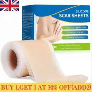 Silicone Scar Tape MEDICAL GRADE Scar Removal Silicone Sheet Treatment - Picture 1 of 14