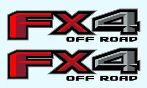 Vinyl Decal (2) FX4 OFF ROAD Sticker Truck Bed Side Replacement, Fit Ford (v2) - Picture 1 of 1