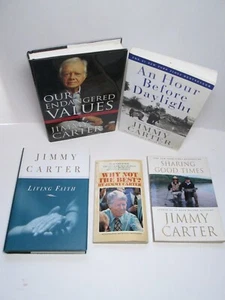 President Jimmy Carter Book Lot Politics US History Government Faith Family Life - Picture 1 of 10