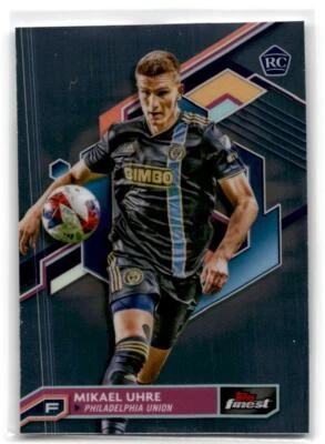 2023 Topps Finest MLS #90 Mikael Uhre Philadelphia Union - Image 1 of 2