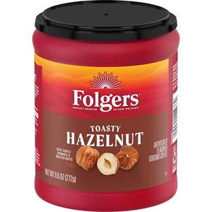 Toasty Hazelnut Artificially Flavored Ground Coffee, 9.6 oz Canister - Picture 1 of 5