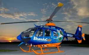 800 EC-135 T2 ARF varillas aire RC helicóptero fuselaje azul pintura KIT versión - Imagen 1 de 2