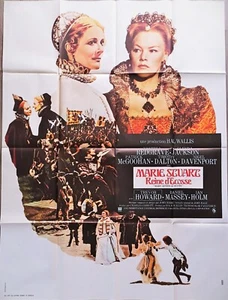 MARIE STUART, REINE D'ÉCOSSE/AFFICHE 120X160 CM/JARROTT/REDGRAVE/GLENDA JACKSON - Picture 1 of 1