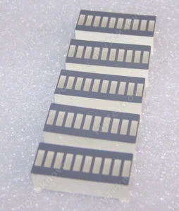 5x YELLOW LED Array BARGRAPH 10-Segs High Bright Intensity [for Arduino] USA - Picture 1 of 7