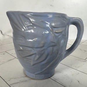 Vintage 1930's Nelson McCoy Pottery Blue Birds Cherries Pitcher USA - Picture 1 of 5