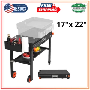 Portable Blackstone Griddle Stand Grill Table 17"/22" Universal Foldable BBQ - Picture 1 of 7
