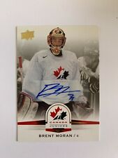 2014-15 Upper Deck Team Canada Juniors Autographs Gold #37 Brent Moran 