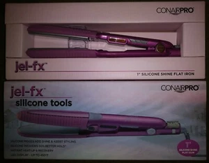 Plancha para cabello Conair Pro Jel-fx herramientas de silicona modelo 1” #CPJX4100 púrpura nueva en caja EE. UU. - Imagen 1 de 8