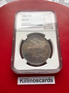 1880 Morgan Dollar NGC MS63 bunt - Bild 1 von 3