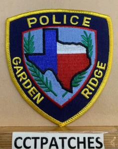 GARDEN RIDGE, TEXAS POLICE SHOULDER PATCH TX - Picture 1 of 2
