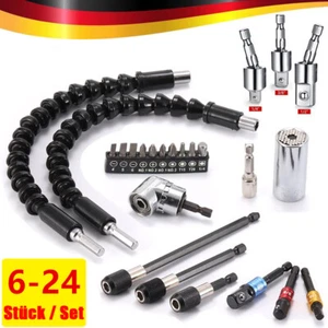 Winkelschrauber Vorsatz Adapter 1/4" Bit Winkelaufsatz Akkuschrauber Bithalter - Bild 1 von 15