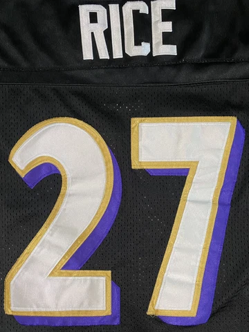 BALTIMORE RAVENS Ray Rice black  NFL Jersey Reebok On Field Authentic Size 52 Cover