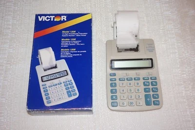 VICTOR MODEL: 1208 10-DIGIT PRINT / DISPLAY CALCULATOR - Image 1 of 4