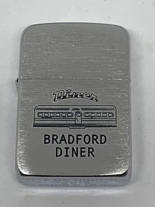 Zippo Lighter Bradford Diner 2007 Design -  Unused - Picture 1 of 6