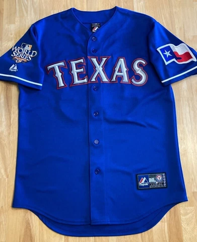 Texas Rangers Jersey MEDIUM Majestic 2010 World Series Cliff Lee Authentic MLB Cover