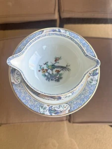Theodore Haviland Limoges “Rajah” Gravy Boat w/ Attached Underplate - Rare - Picture 1 of 6