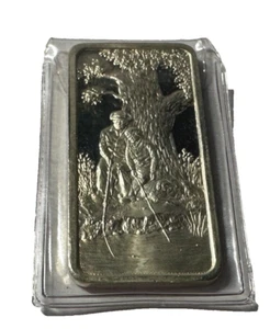 SILBERBARREN 1974 1 OZ 999 1. JÄHRLICHER VATERTAG "UNTER DER ALTEN EICHE" - Bild 1 von 4