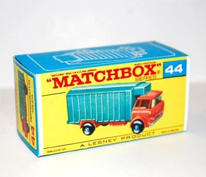 Matchbox Lesney No 44 GMC REFRIGERATOR TRUCK Empty Repro E Box. - Picture 1 of 1