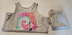Girls size 12 "Disney/Jumping Beans" ADAPTIVE Minnie Tank Top & Bike Shorts-EUC - Picture 1 of 7