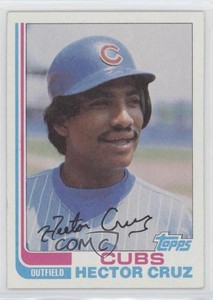 1982 Topps Wrong Back Hector Cruz Checklist ( #226 back)