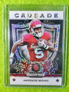 Marquise Brown WHITE SPARKLE PRIZM ROOKIE CARD RC #/15 OU SSP 2019 MAKE AN OFFER