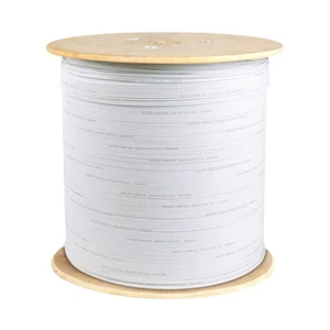 (1000 piedi) Cavo a goccia fibra ottica 1 core SM G652D LSZH OFNR 3,0 mm bianco - Foto 1 di 1