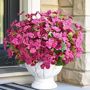 Dolicer 10 Bundles Look Real Artificial Flowers for Outdoors, UV Resistant Outdo - Picture 1 of 8