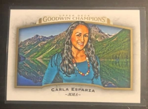 2017 Upper Deck Goodwin Champions CARLA ESPARZA #77 MMA - Picture 1 of 2