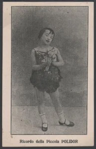 cartoncino d'epoca RICORDO DELLA PICCOLA POLIDOR - Imagen 1 de 1