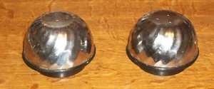 YAMAZAKI JAPAN RETRO SPACE AGE CHROME MODERN MID CENTURY MOD SALT PEPPER S/P VTG - Afbeelding 1 van 6