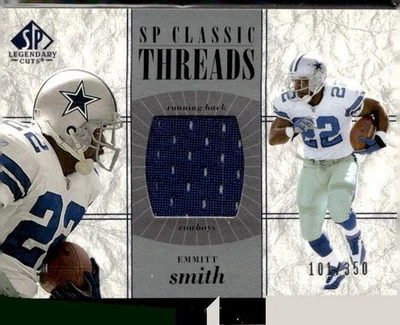 2002 SP Legendary Cuts #CC-ES Emmitt Smith SP Classic Threads #/350 - Image 1 of 2