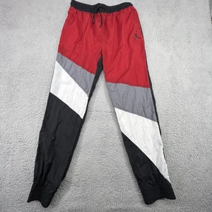 Jordan Track Pants Boys Extra Large Black Color Block 90s - Picture 1 of 10