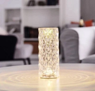 Globe Electric LED Integrated Rechargeable Crystal Touch Lamp - Image 1 of 4