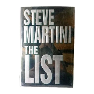 The List by Steve Martini Signed 1st Edition 1997 bestseller thriller - Imagen 1 de 3
