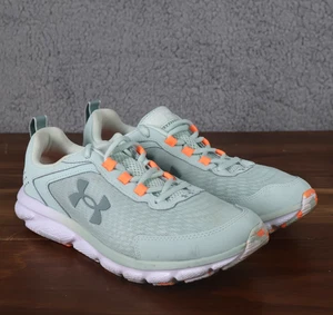 Under Armour Shoes Womens 9 Illusion Green Assert 9 Running Training Sneakers - Picture 1 of 11