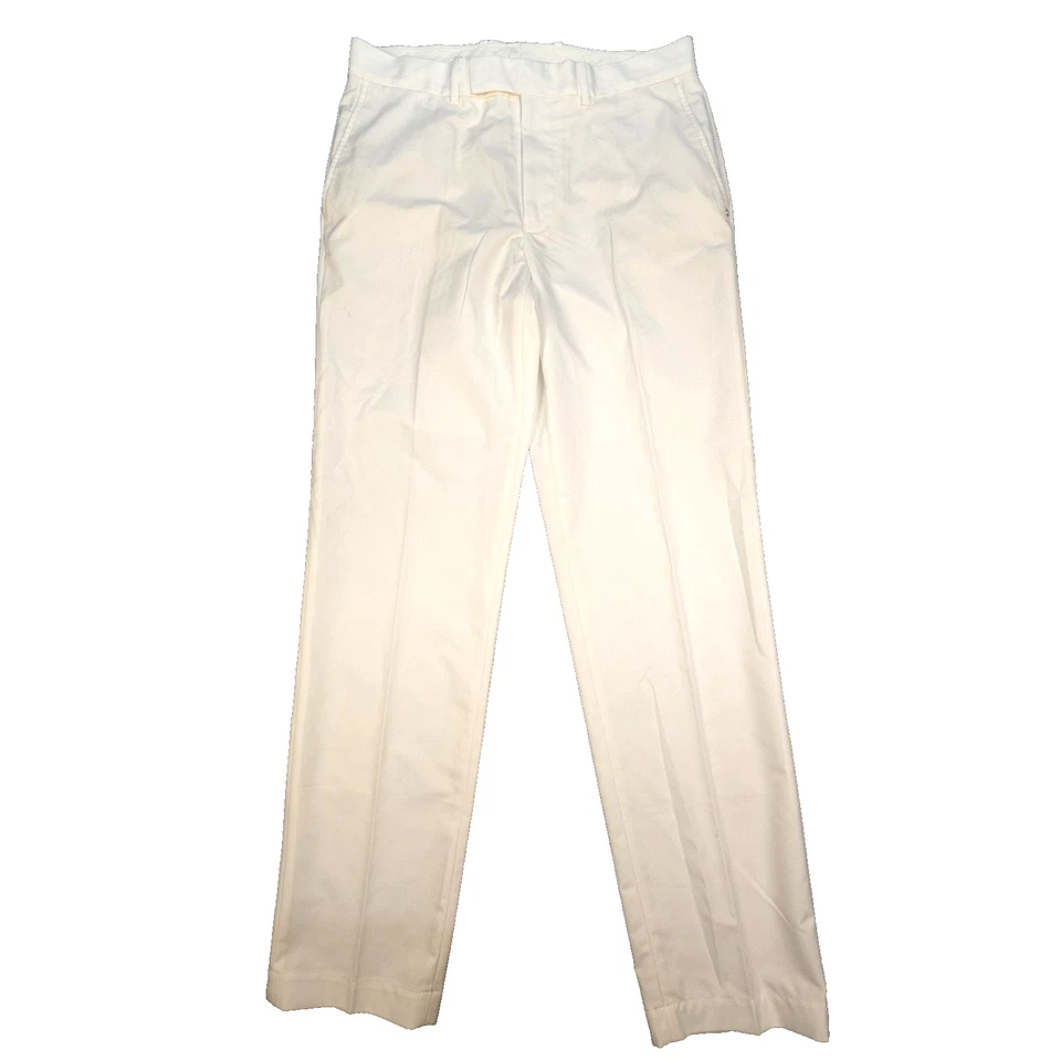 Ralph Lauren Pants Mens 32 White Chino Outdoor Straight cotton Golf Size 32x32 - image 1 of 4
