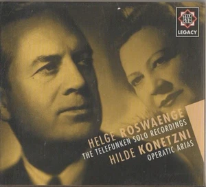 Helge Roswaenge & Hilde Konetzni Opera Arias CD Telefunken Solo Recordings XLNT - Picture 1 of 2