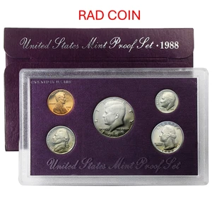 1988-S Proof Set United States US Mint Original Government Packaging Box - Picture 1 of 1