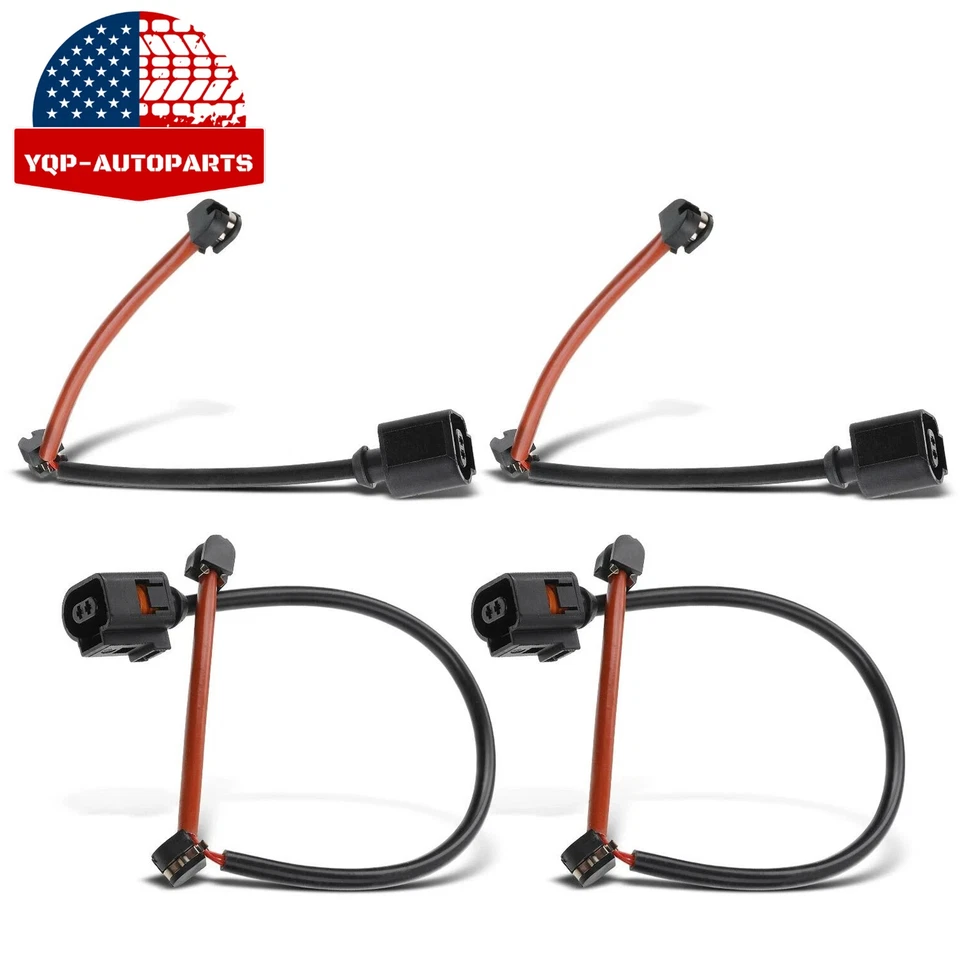 4pcs Disc Brake Pad Wear Sensor Front & Rear for Porsche Cayenne Panamera 10-17 - Image 1 of 4