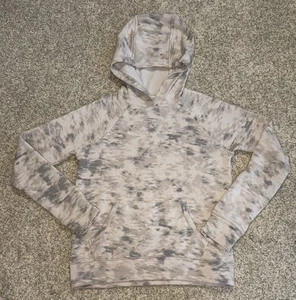 Athleta Girl In Your Element 2.0 Hoodie | Tie Dye Grey | Thumbholes |Medium-8/10 - Picture 1 of 4