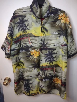 Гавайская мужская рубашка Big Brother XL на пуговицах - Изображение 1 из 4
