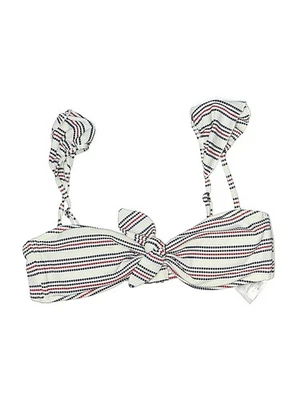 Top de traje de baño blanco para mujer Billabong L Foto 1 de 2