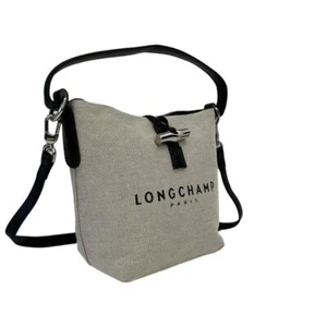 NEU Damen Longchamp Le Pliage Canvas Ecru Handtasche Tote Schultertasche - Bild 1 von 13