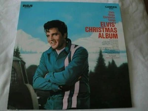 ELVIS SINGS CHRISTMAS SONGS ELVIS' CHRISTMAS ALBUM VINYL LP ALBUM 1970 RCA MONO - Picture 1 of 4