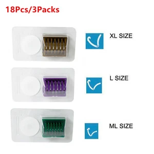 18PCS/3Packs Hemoclip ML/L/XL Disposable Medical Clips Laposcaropy Clip Applier - Picture 1 of 9