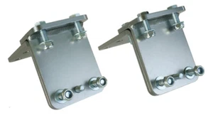 Mk2 Escort Alloy Quick Release Spotlamp Brackets Aluminium Spot Lamp Brackets x2 - Picture 1 of 6