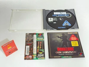 Sony PlayStation Bio Hazard Gun Survivor Obi PS1 NTSC-J JP Japan - Picture 1 of 7